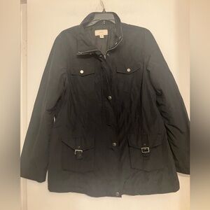 Merona utility light coat Jacket black women’s XL